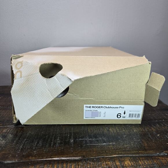 NEW On Cloud The Roger Clubhouse Pro Womens Size 6 Court Tennis Shoes Lavender - Picture 12 of 12